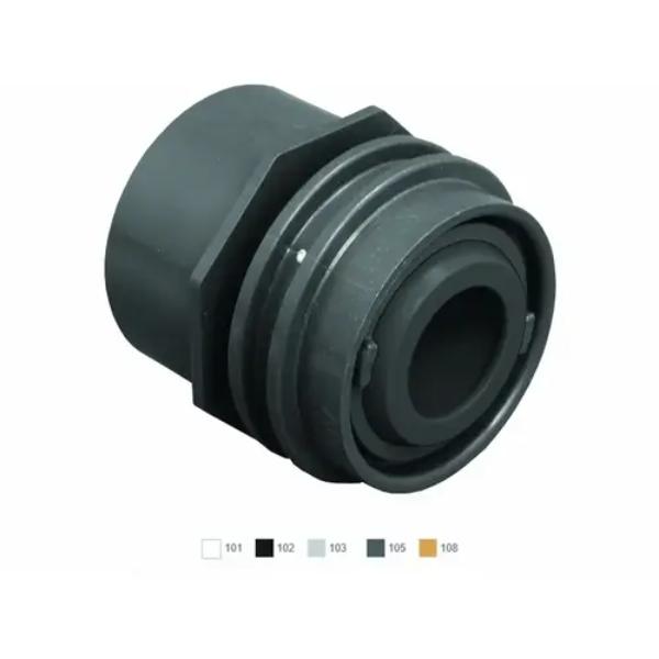 JE3100B 1.5 in. Flush Mount Return - 0.75 in. Orifice, Clear
