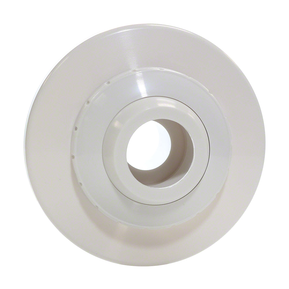 AS5101 1 in. Knock-In Directional Eyeball Fitting with Flange & 1 in. Orifice, White - 3 Piece