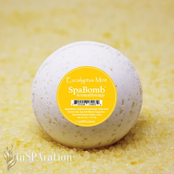 INS743SB 5 oz SpaBomb, Eucalyptus Mint - Case of 12