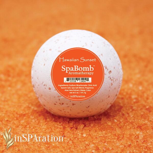 INS744SB 5 oz SpaBomb, Hawaiian Sunset - Case of 12