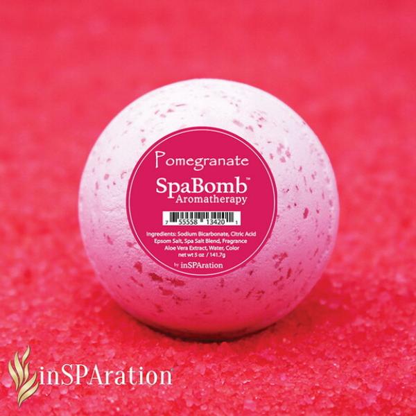 INS760SB 5 oz SpaBomb, Pomegranate - Case of 12
