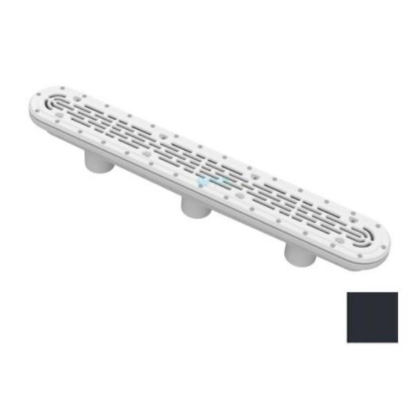 32CDFLV102 32 in. Channel Drain Flat Grate Cover & Sump, Black