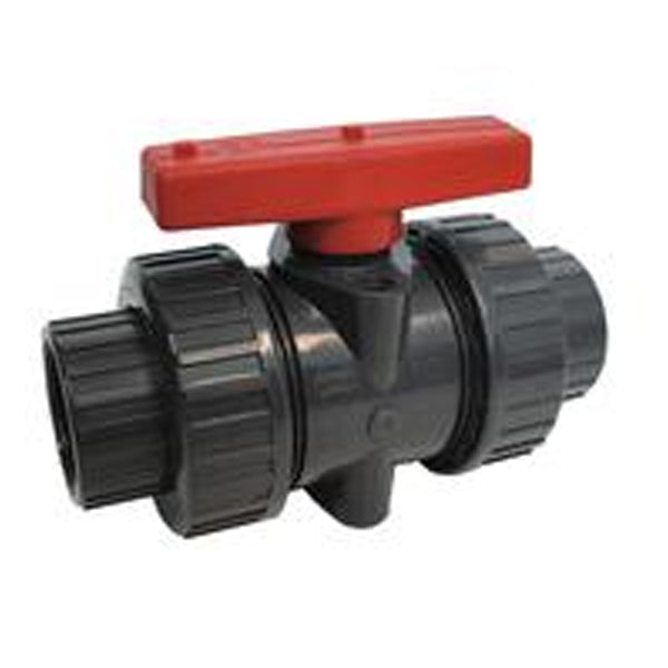 ITUV250SE 2.5 in. Socket True Union Ball Valve, PVC, EPDM