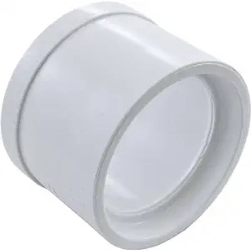 4in. x 2.5in. Schedule 40 Reducing Bushing - White - Durable PVC