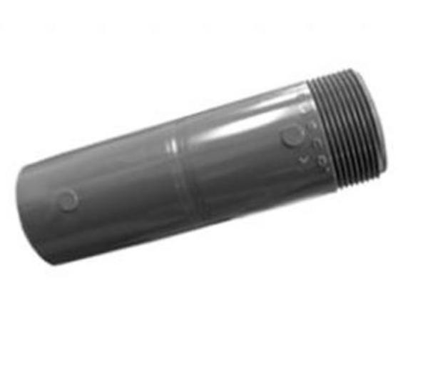 PV115040 1.5 x 4 in. One End Schedule 80 Nipple Threaded, Gray