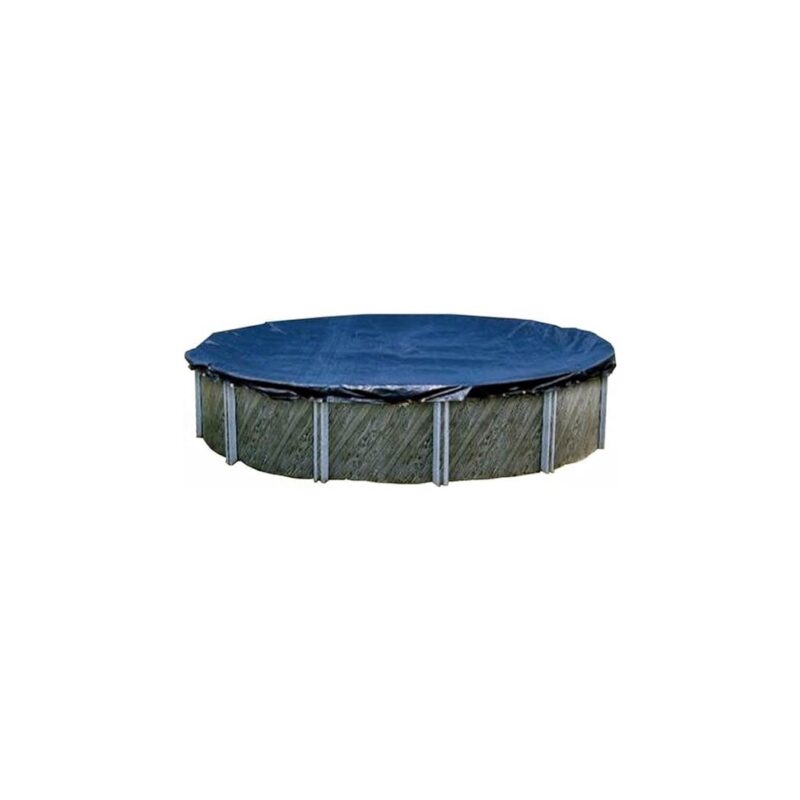 PCO831 28 ft. Super Guard 3 ft. Overlap 2027AG8 Round Solid Winter Cover Kit for Pool - 8 Year