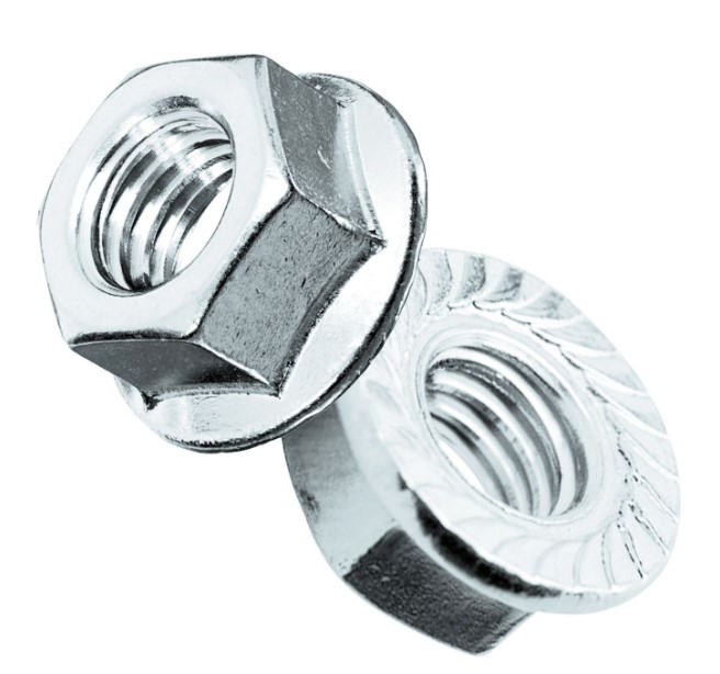34HNZP 0.75 in. Flange Zinc Plated Nut
