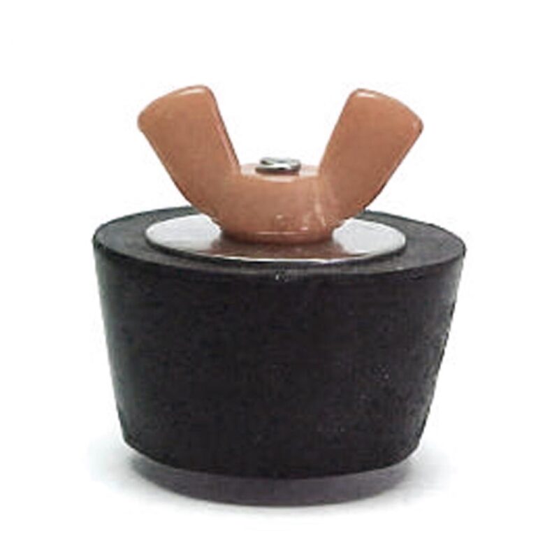 Winter Plug - Brown - 1 in. Tube - Durable with Blowout Valve