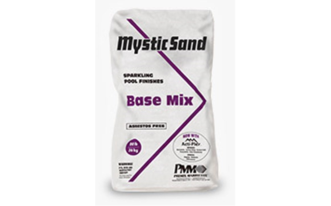 PMM050493 80 lbs Mystic Series Sand Sparkling Pool Finish Base Mix, White