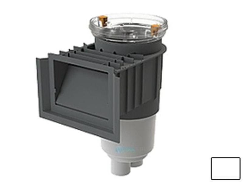 ASSKR15101FL100 Water Bond Skimmer with Water Stop Fillable Lid Float Assembly, White