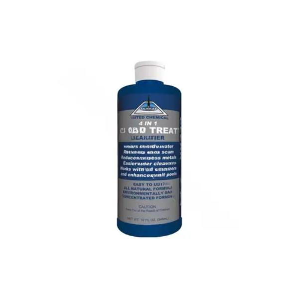 CLEARC12 1 qt. 4-in-1 Clear Treat Pool Clarifier - Case of 12