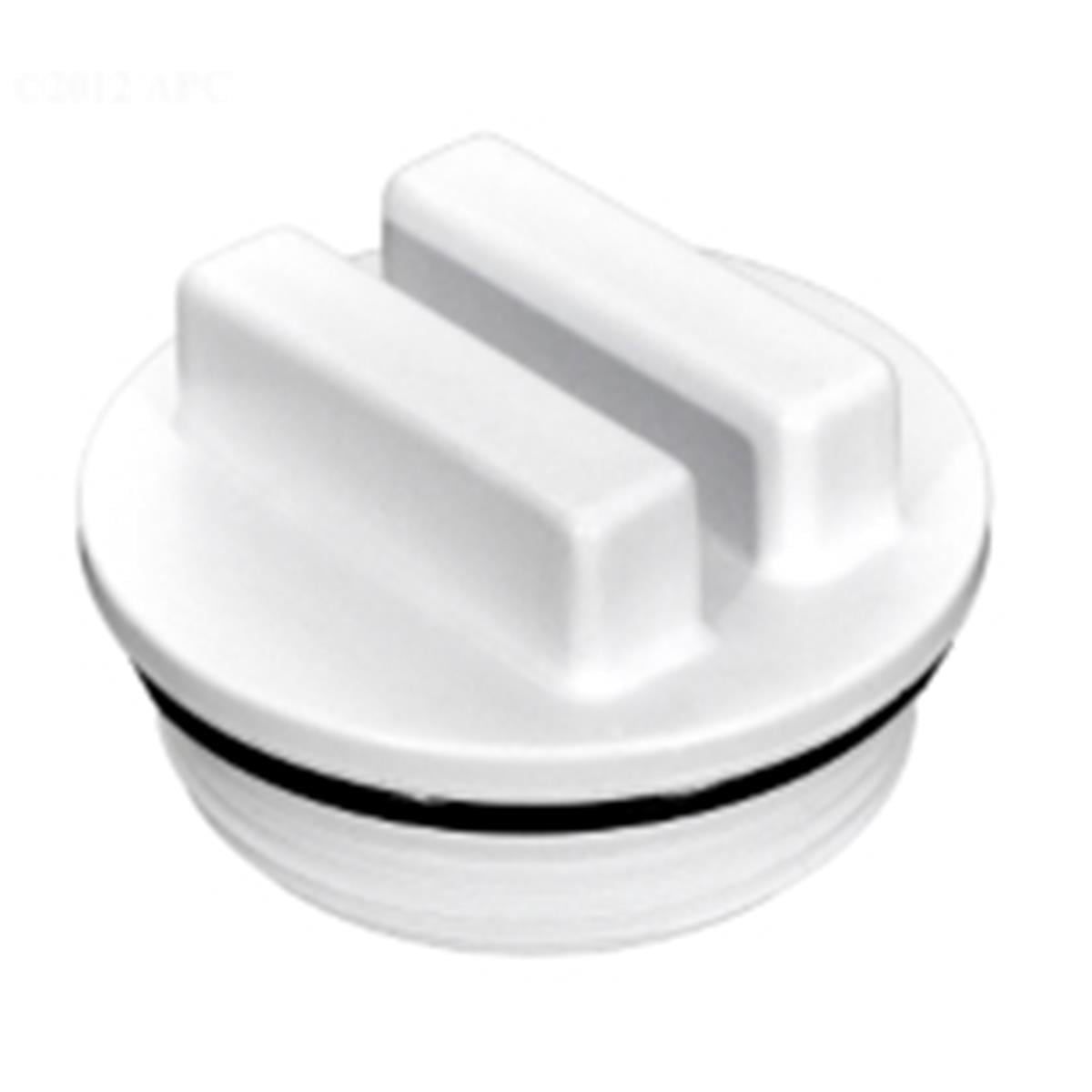 1.5 in. White Raised Winter Plug