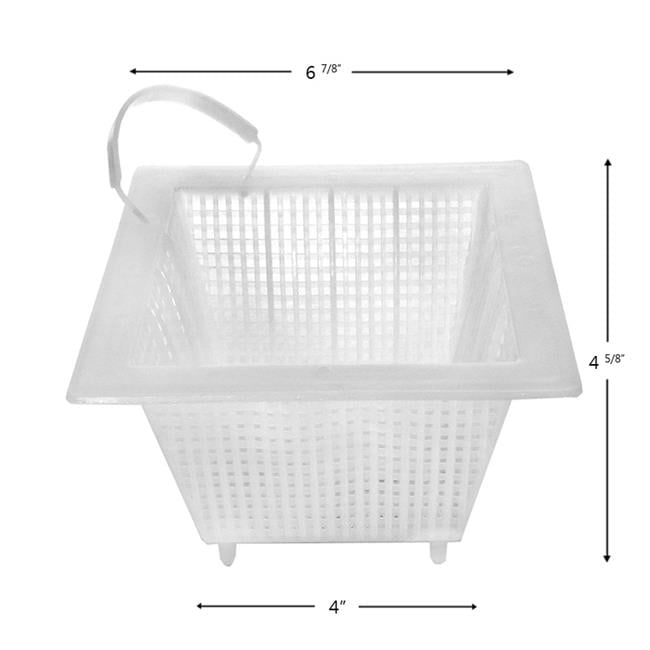 7 x 7 in. Anthony Pool Skimmer Basket