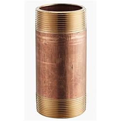 Brass Nipple - Brass - 1.5 x 3 in. - Durable and Corrosion-Resistant