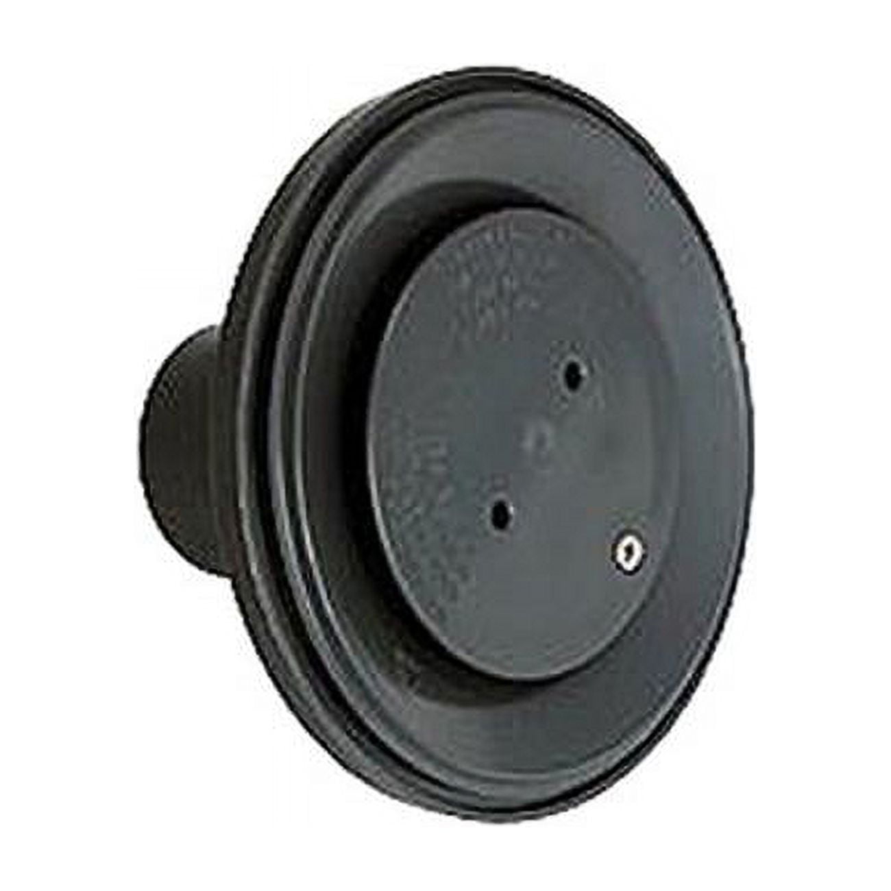 4DIV102 4 in. Adjustable Floor Return Fitting with Water Stop, Black