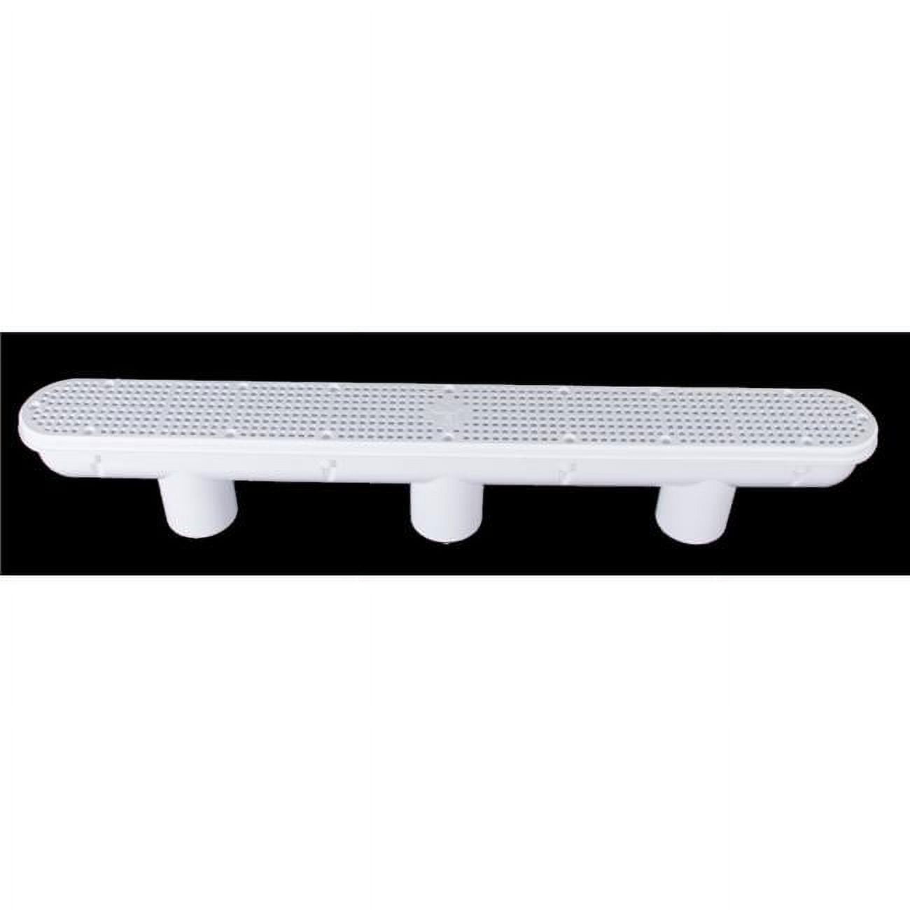 32 in. Channel Drain & Sump - White