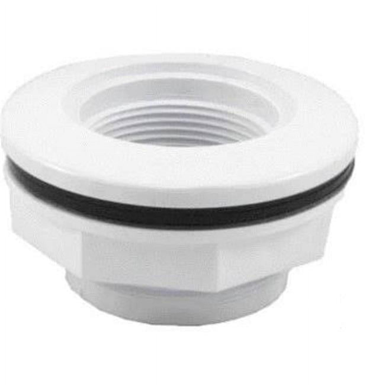 1.5 in. Fip Vinyl Pool in & Out Fitting - Black