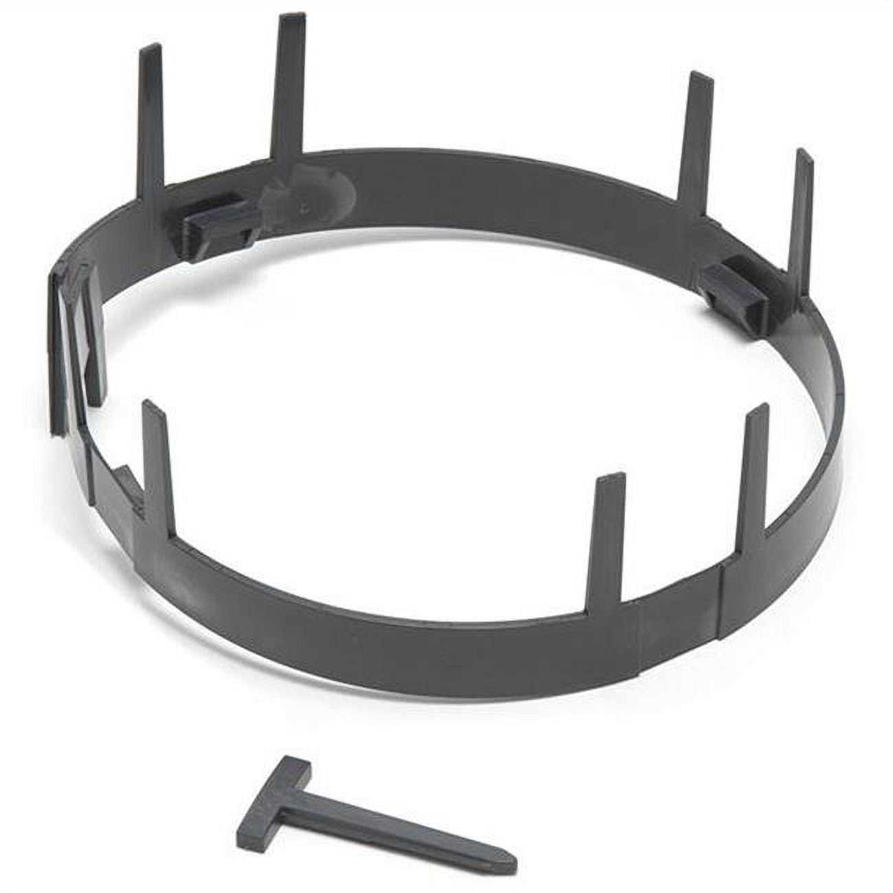 Debris Canister Ring Stop with Wedge - Gray