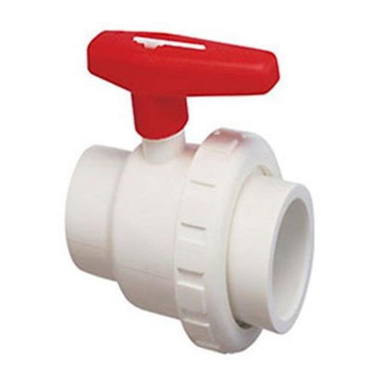 PR150010 1.5 in. Socket Single Union Ball Valve PVC