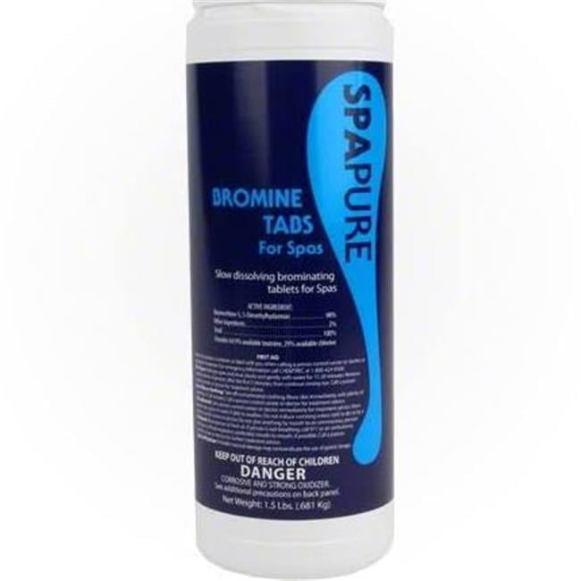 SPA2510CS20B1 1.5 lbs Bromine Tablets Sanitizes -  Spapur