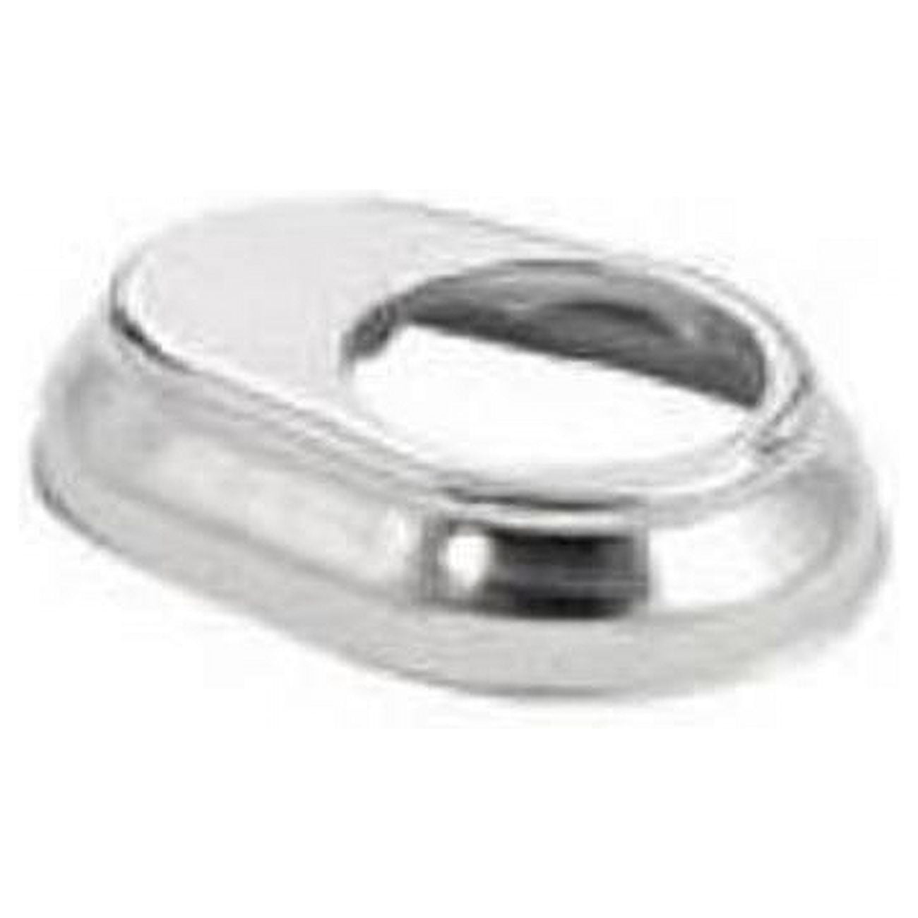 EP100A 1.9 in. Bronze Anchors Oblong Escutcheon Stainless Rails