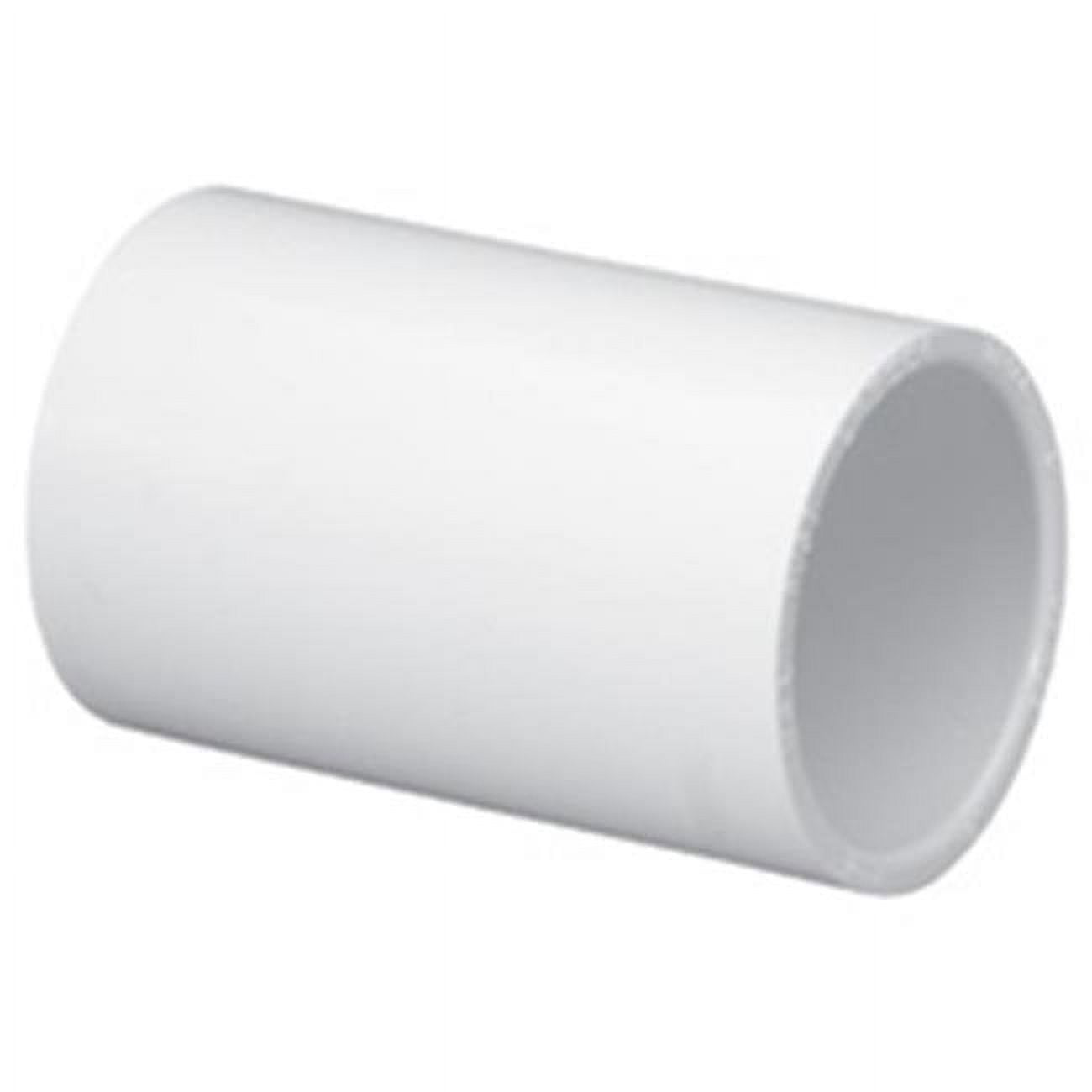 PVC Socket Coupling, Socket x Socket, 2 in Pipe Size