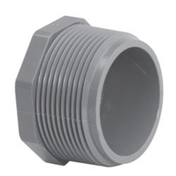 0.25 in. Mpt Plug Schedule 80 - Gray