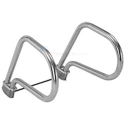 36 in. Mounted Handrail Pair - White