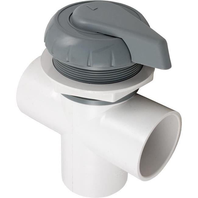 Balboa Water Group INC HA114000GRY 2 in. 3 Way Hydroflow Valve - Gray