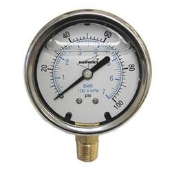 ILPG60254L Stainless Steel Pressure Gauge