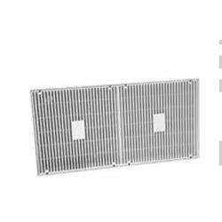 12 x 12 in. Lawson Sump & Grate, White