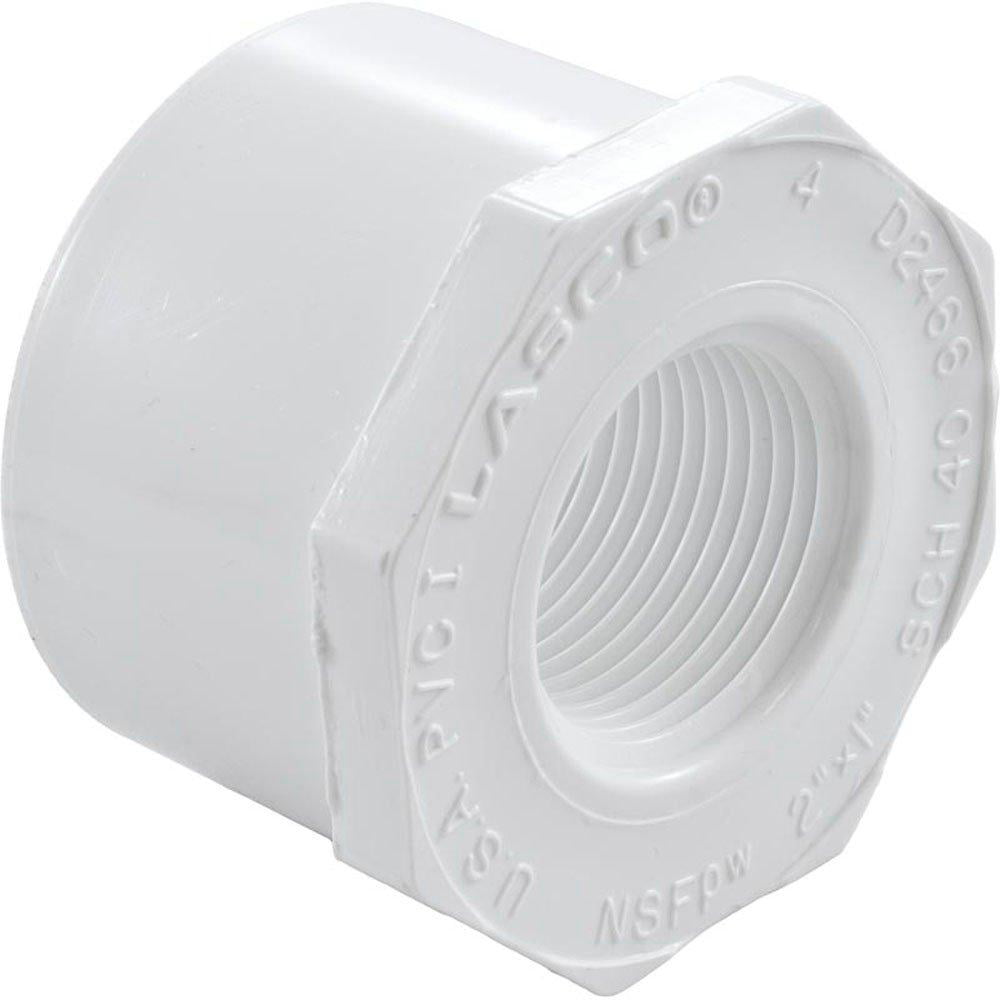 PVC Reducer 2 x 1 in. Spigot Female Pipe Thread
