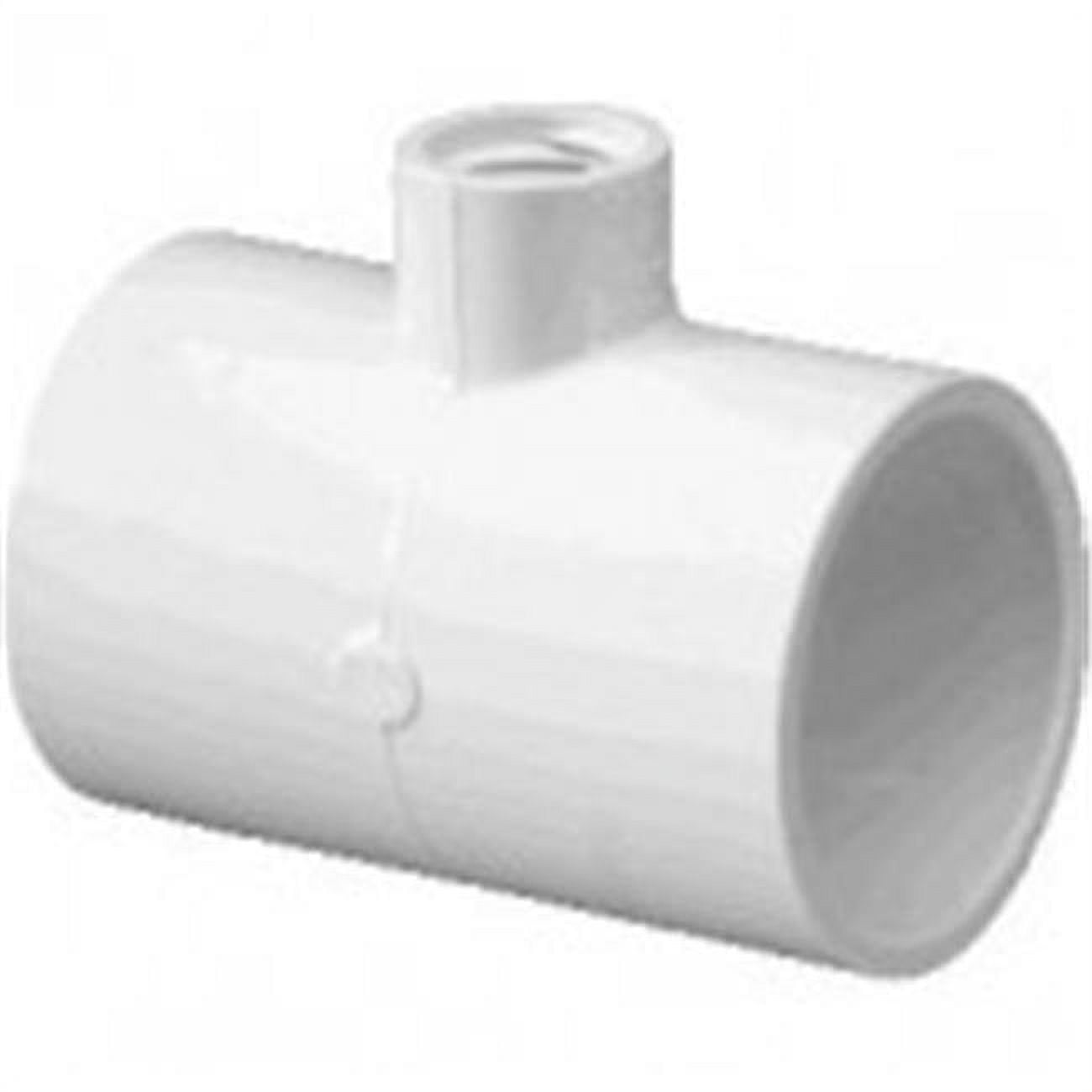 1.5 x 0.75 in. Female Pipe Thread PVC Tee Socket Reducer