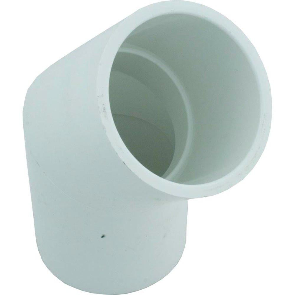 2.5 in. PVC 45 deg Elbow Adapter Female Socket