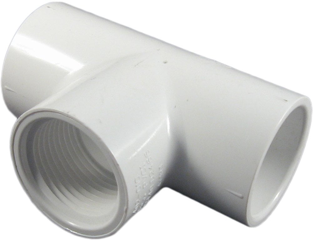 PV402248 2 x 0.75 in. PVC Tee Socket Reducer Female Pipe Thread