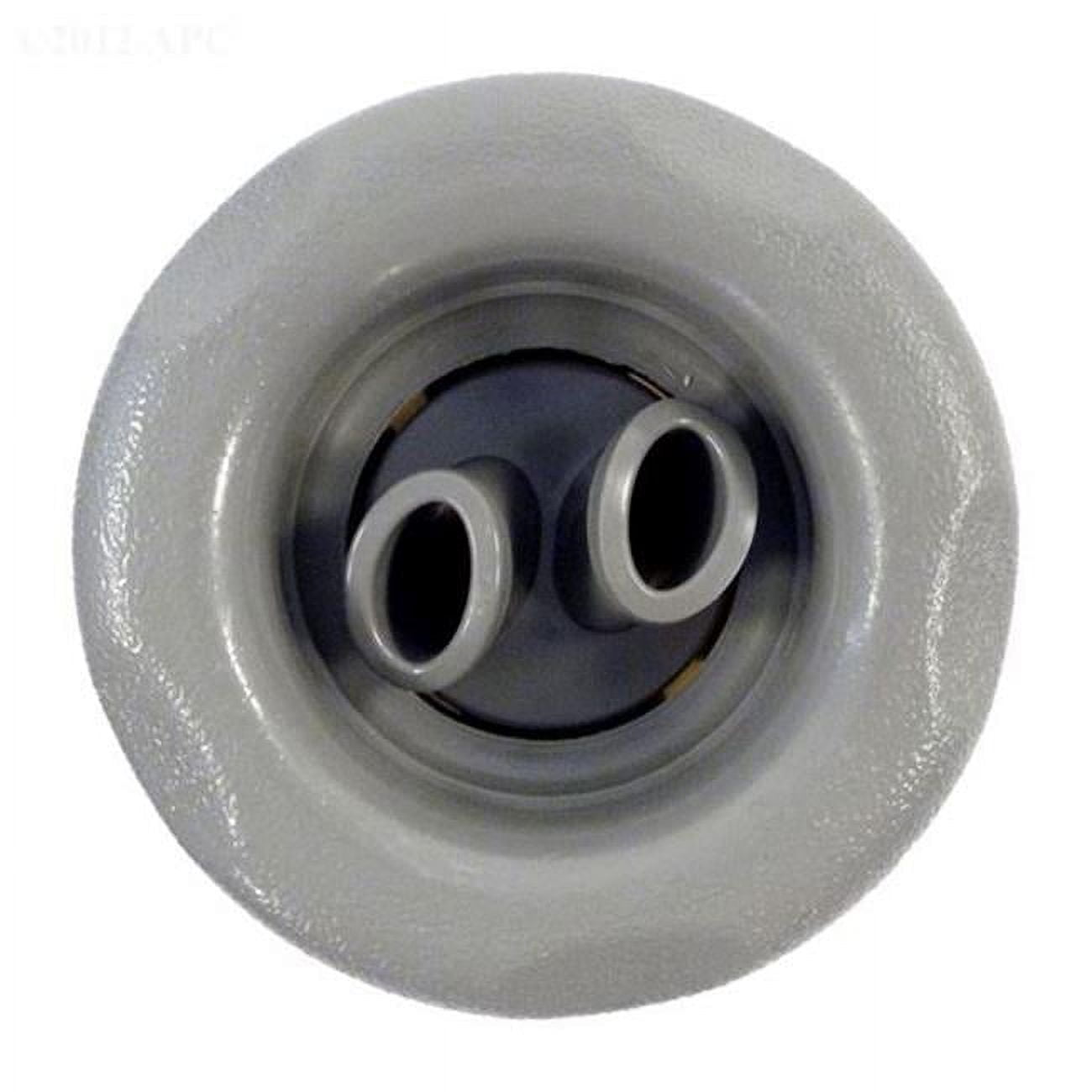 5-Scallop Twin Roto Thread In Poly Storm Gunite Jet Internals, Gray