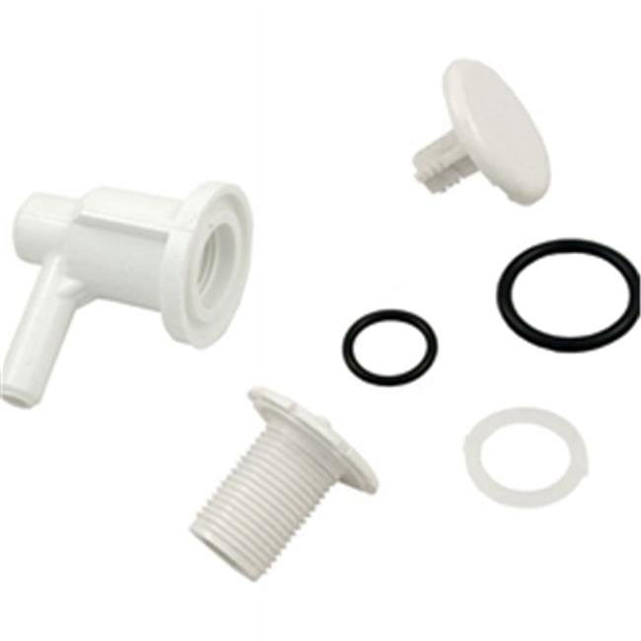 0.37 in. Barb Body Air Injector - White