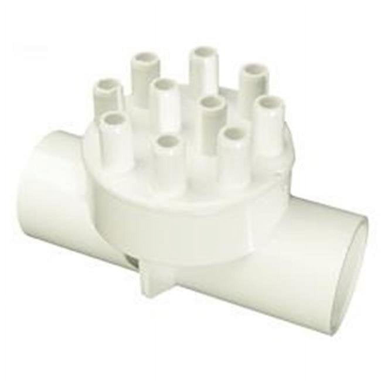 1 x 1 x 10.37 in. Spigot Barb Air Manifold Assembly