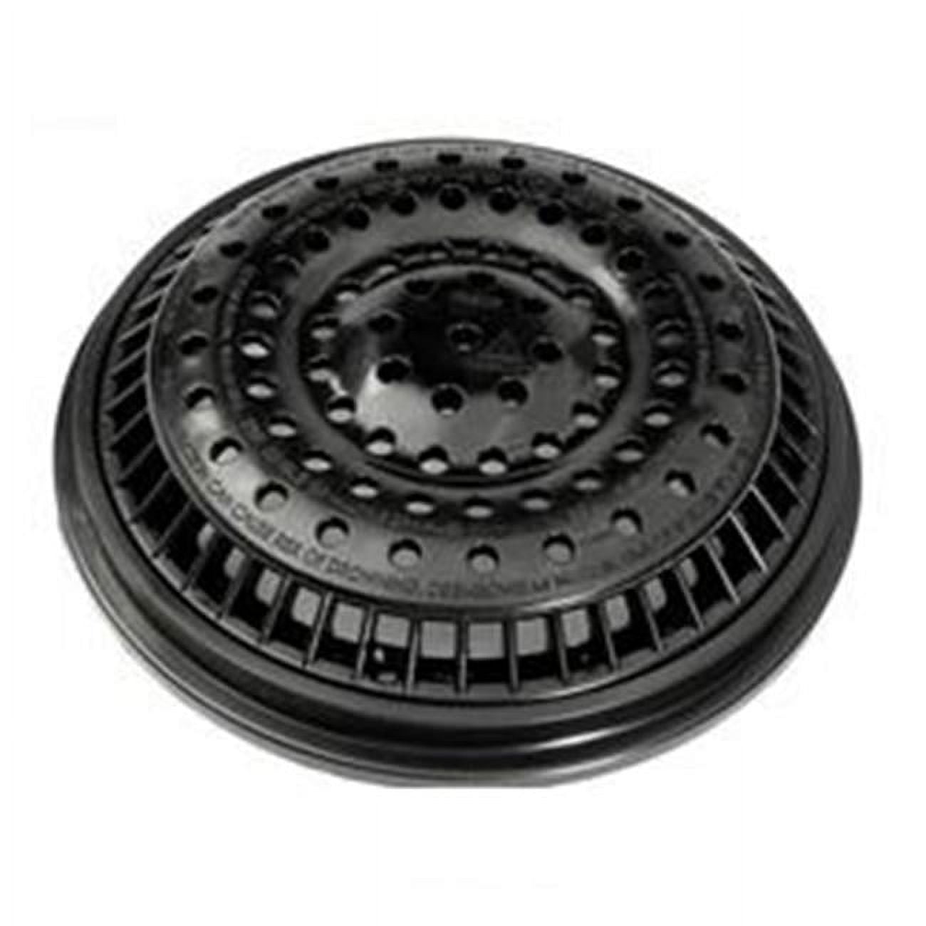 8 in. Anti Vortex VGB Compliant Drain Cover, Black