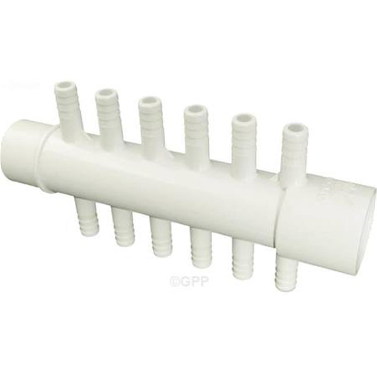 1 x 1 in. Slip Spigot 0.37 in. Barbs