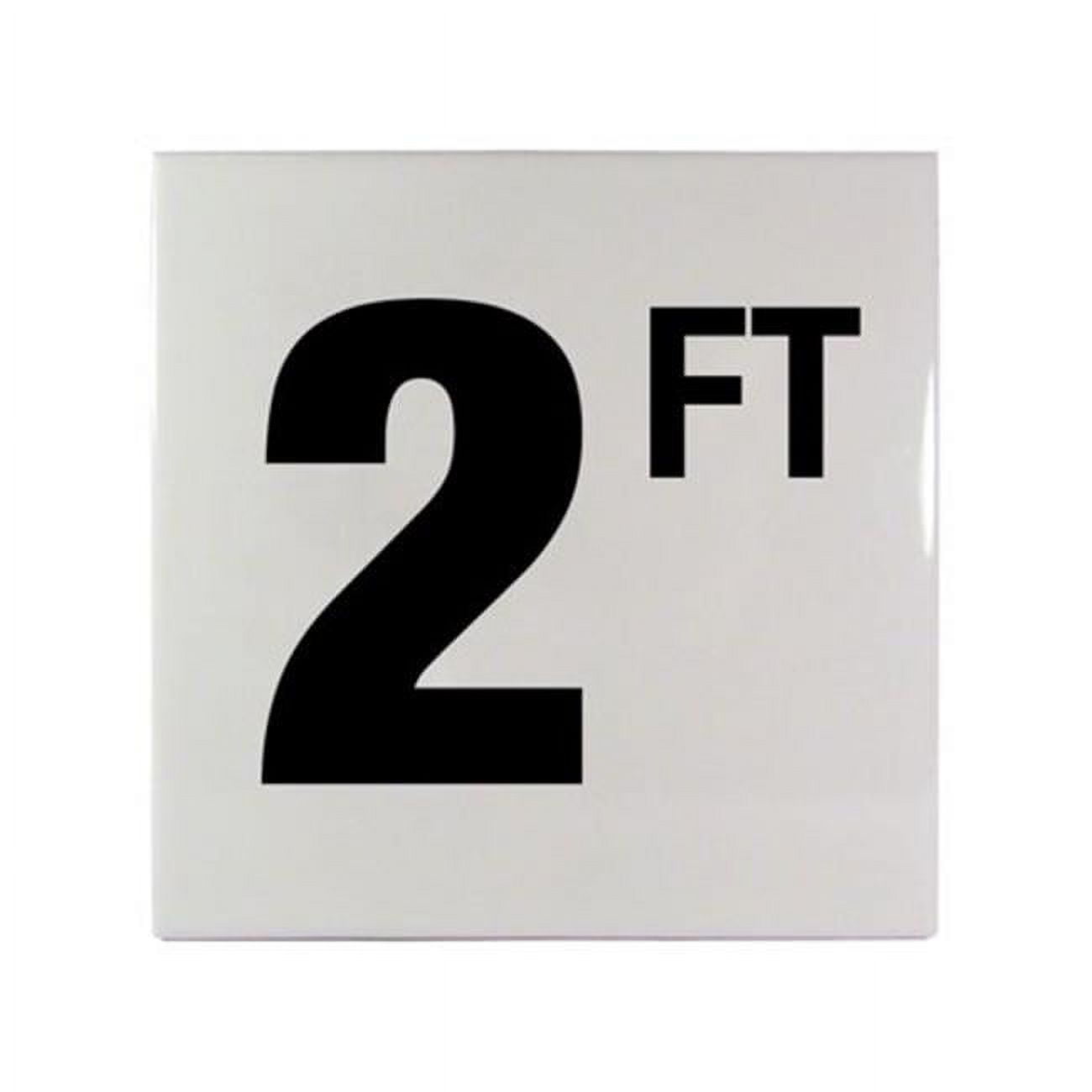 C610020 6 in. Smooth Ceramic Tile - 2 FT