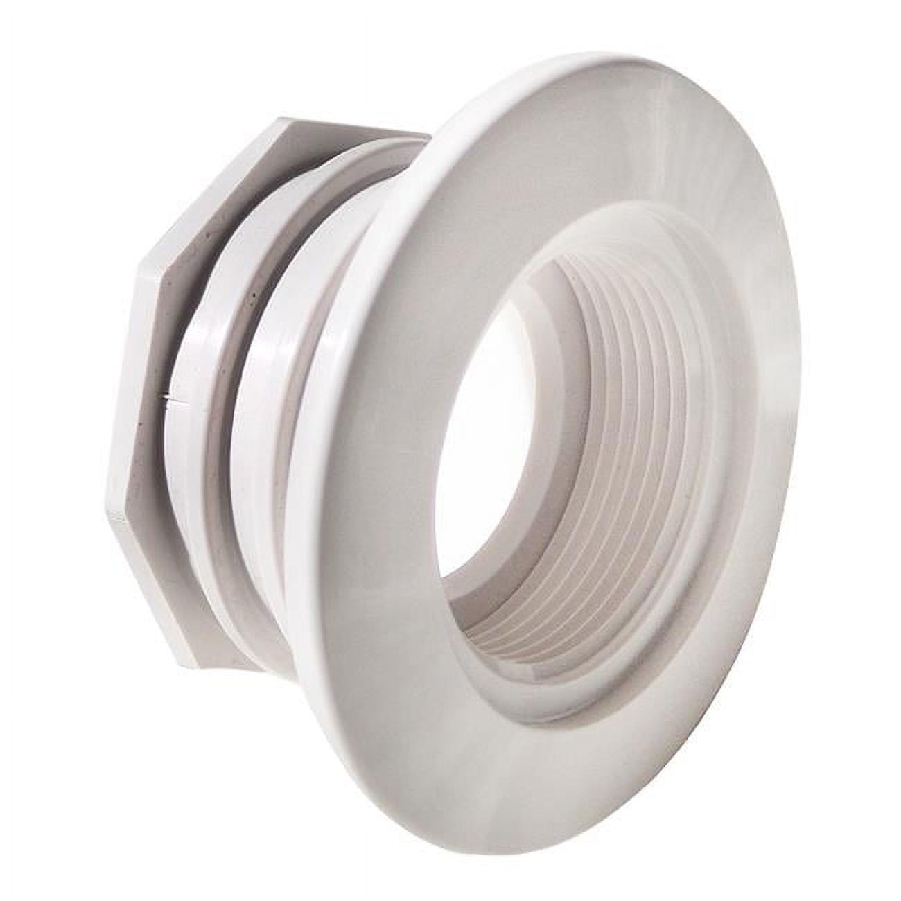 1.5 in. FPT Large Wall Fitting & Water Barrier, Light Gray