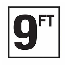 6 in. No Skid Ceramic Tile - 9 FT