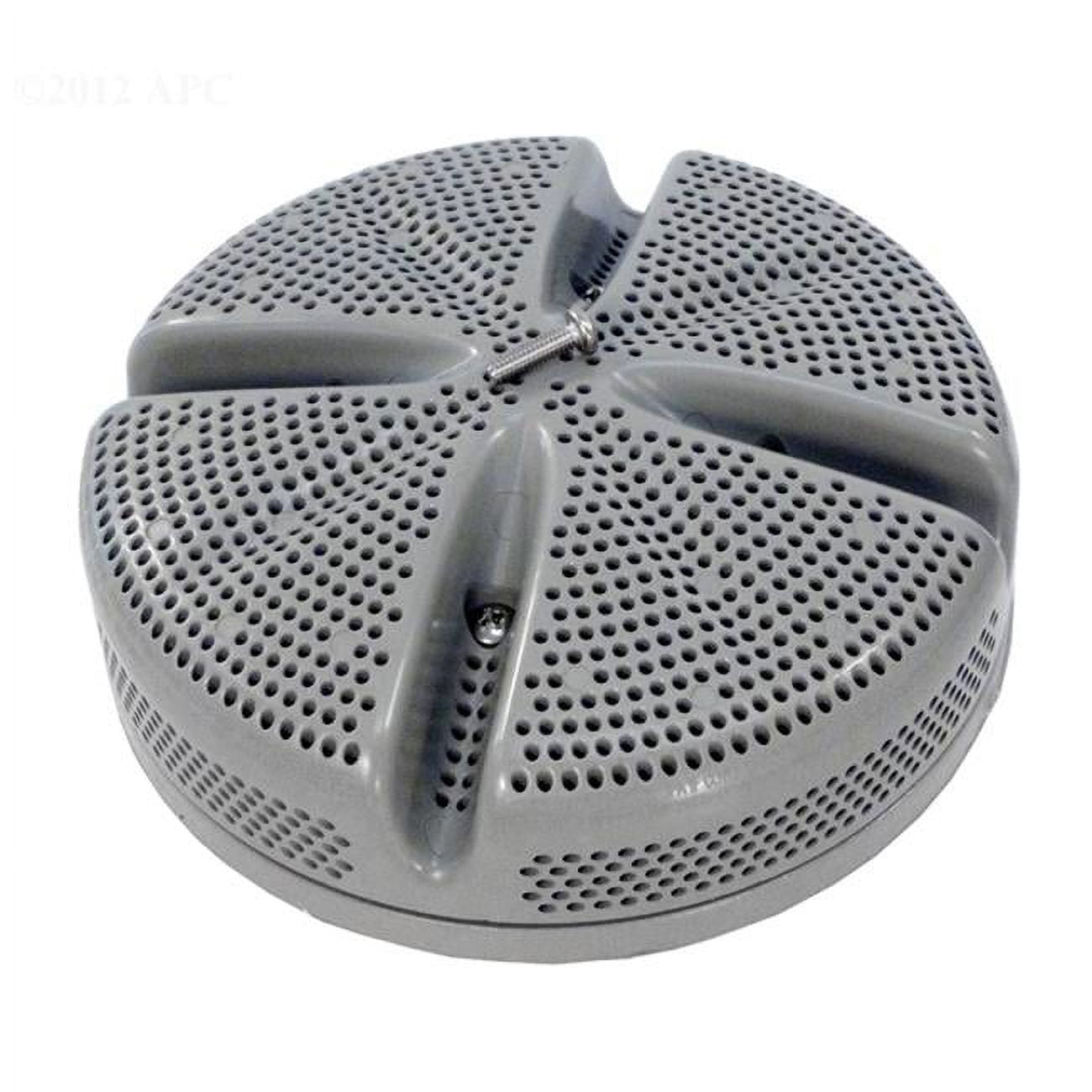 6 in. Ultra Suction with 1.5 in. Threaded Wall Fitting, Grey