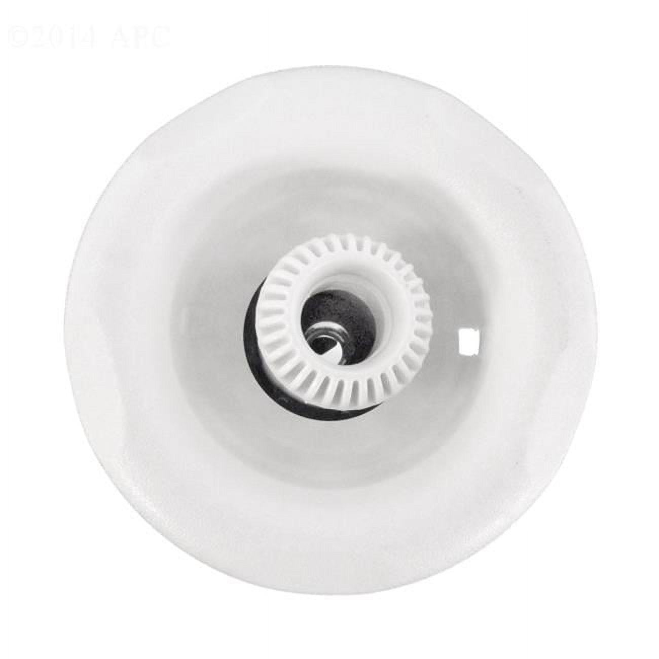 5-Scallop Directional Thread in Power Storm Gunite Jet Internals, White