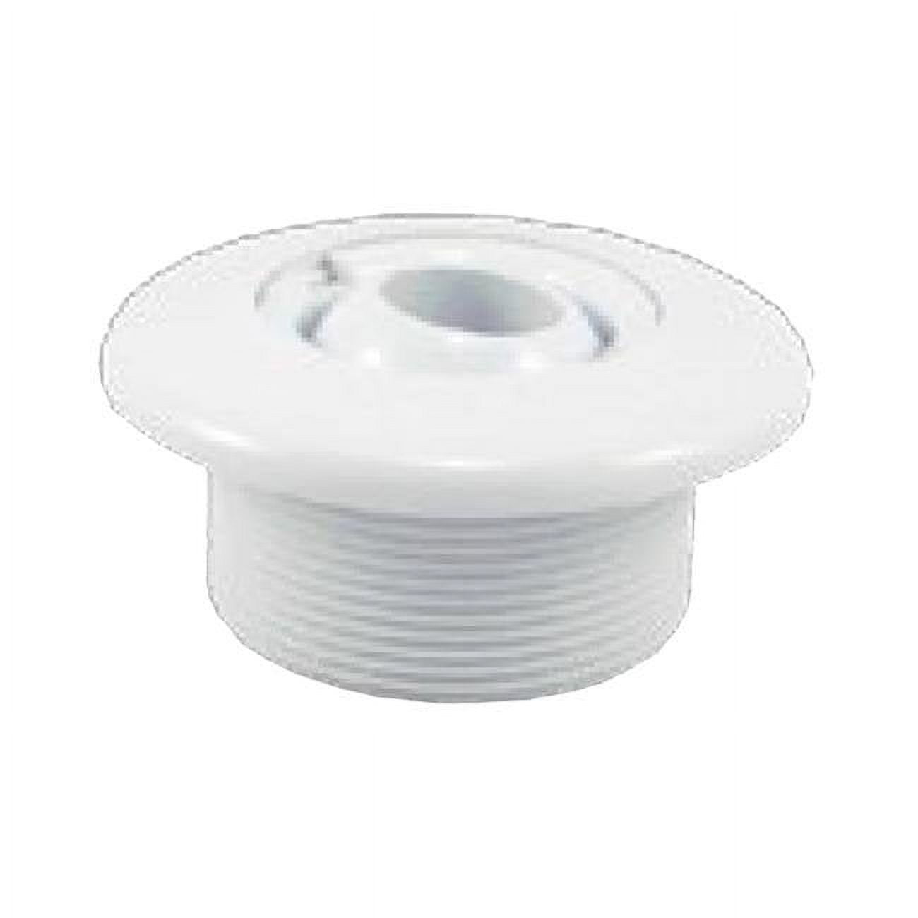 1.5 in. Mip x 3.5 in. Face Dirwall Fitting, White