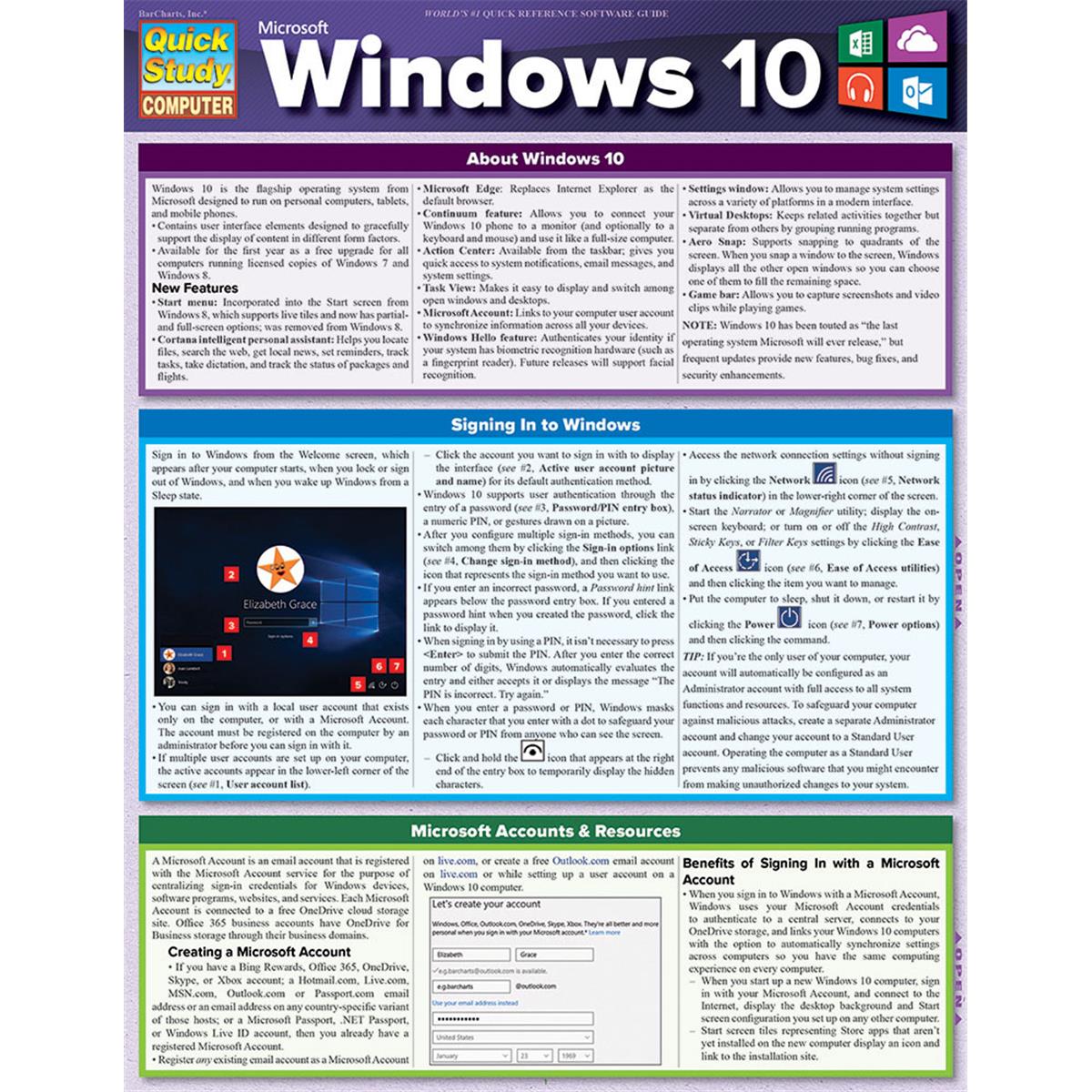 9781423226017 Microsoft Windows 10 Guide