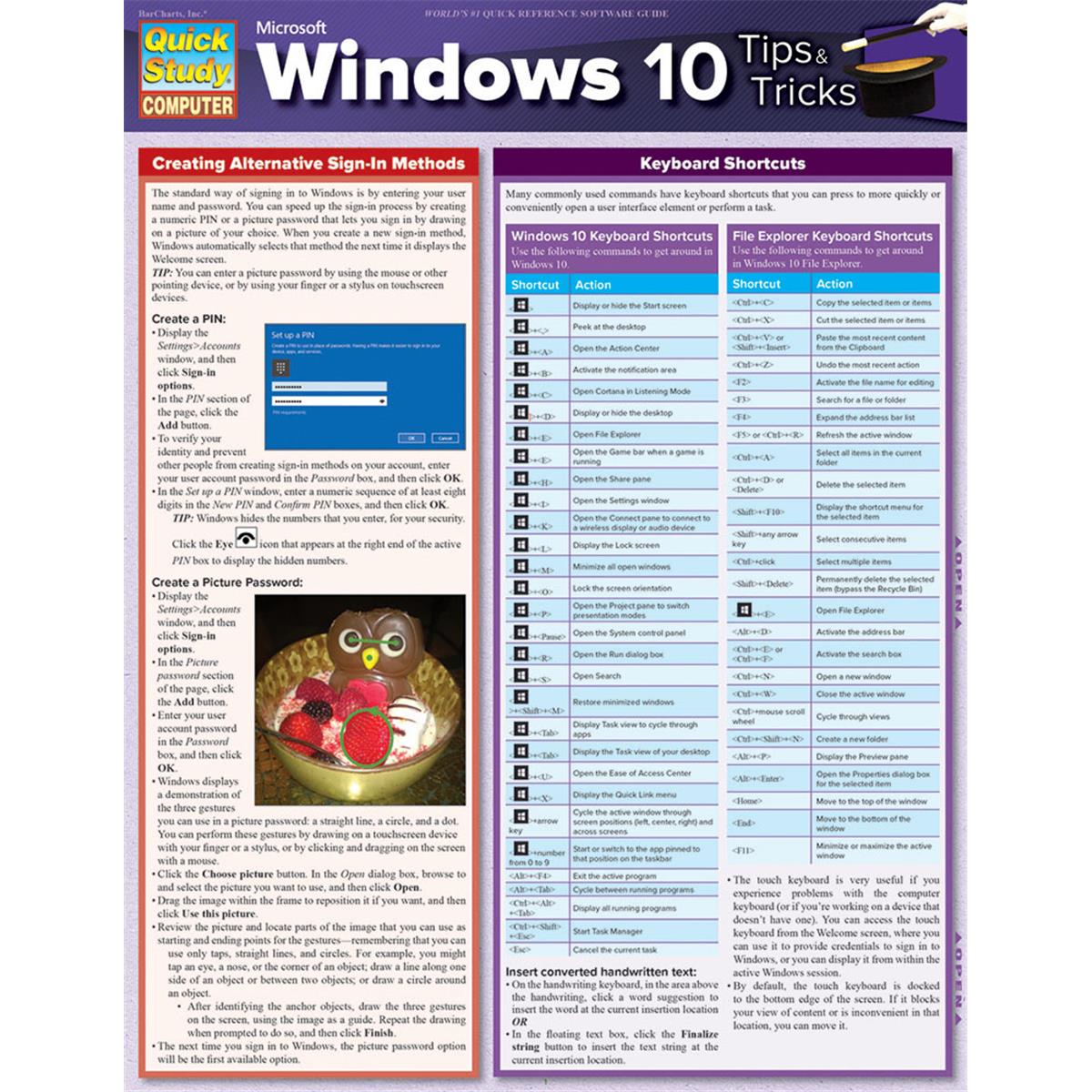 9781423226031 Microsoft Windows 10 Tips & Tricks