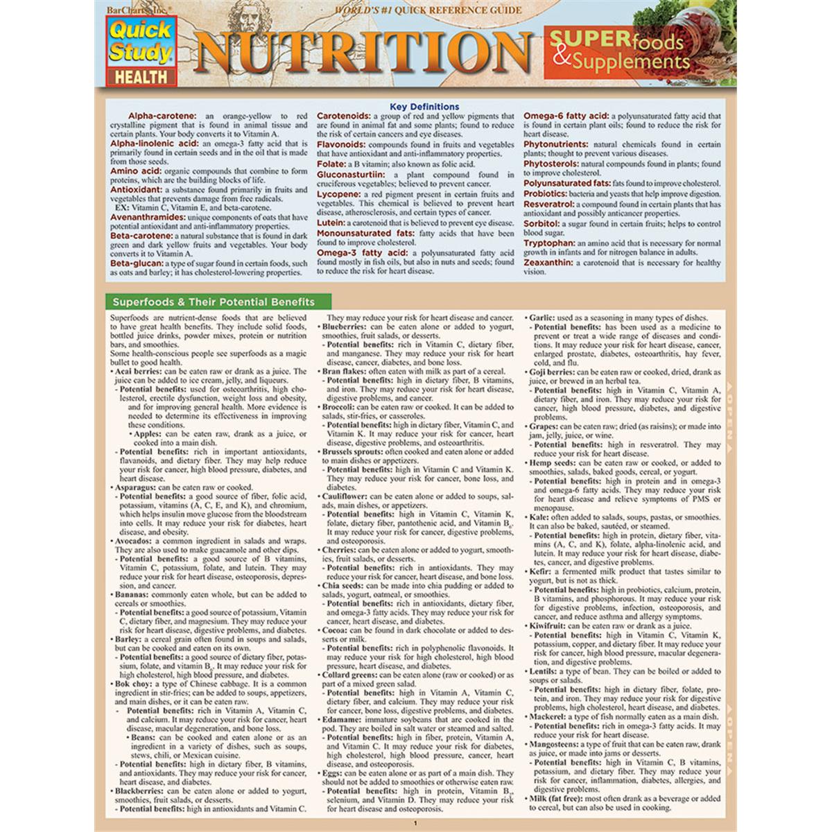 9781423231110 Nutrition - Superfoods & Supplements