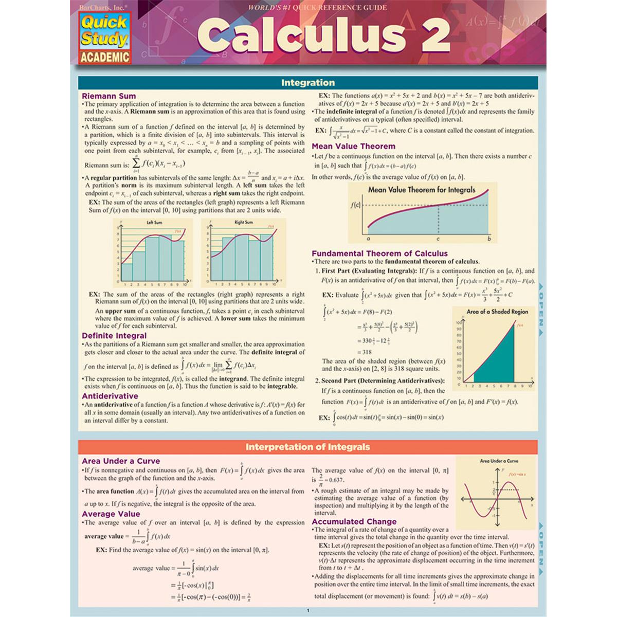 Calculus 2 - Guide in English